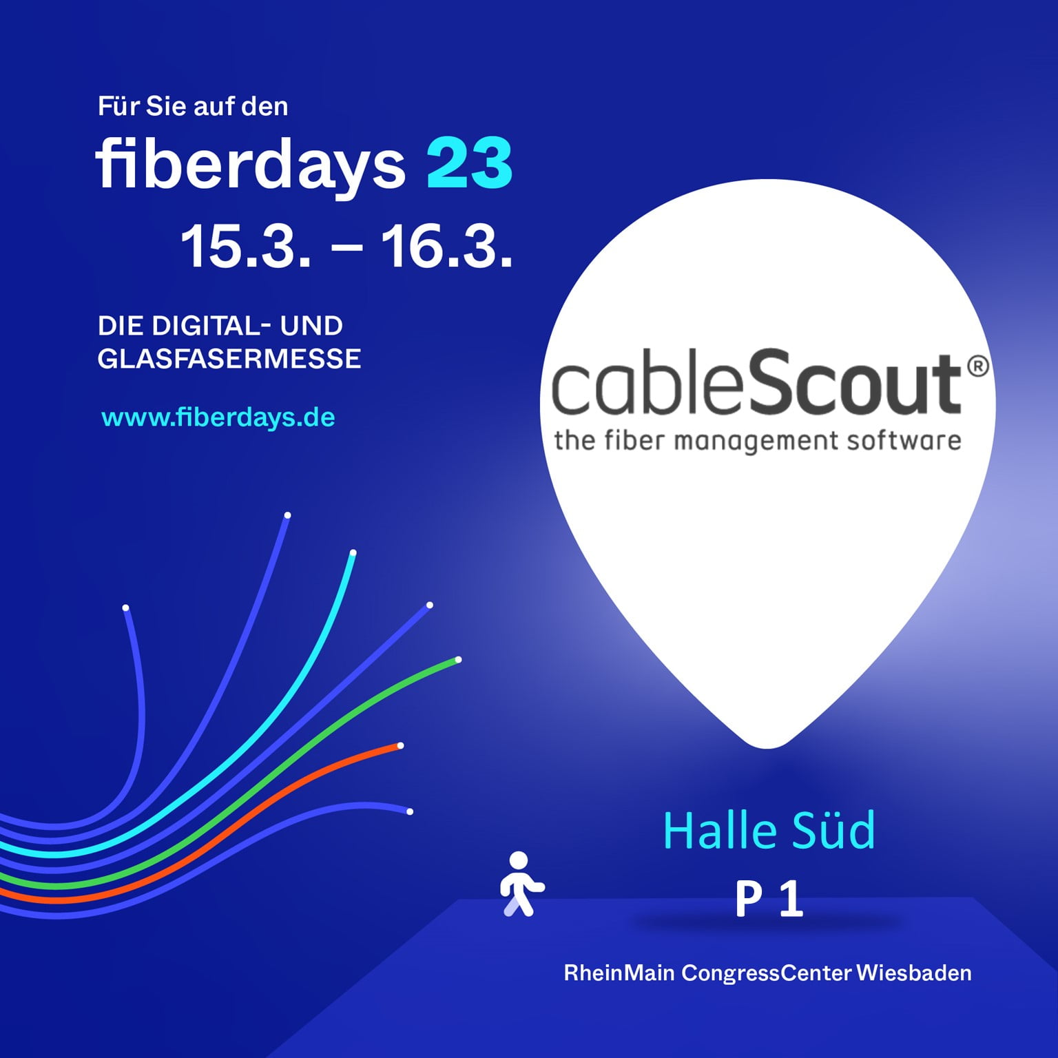 cableScout at the Fiberdays in Wiesbaden